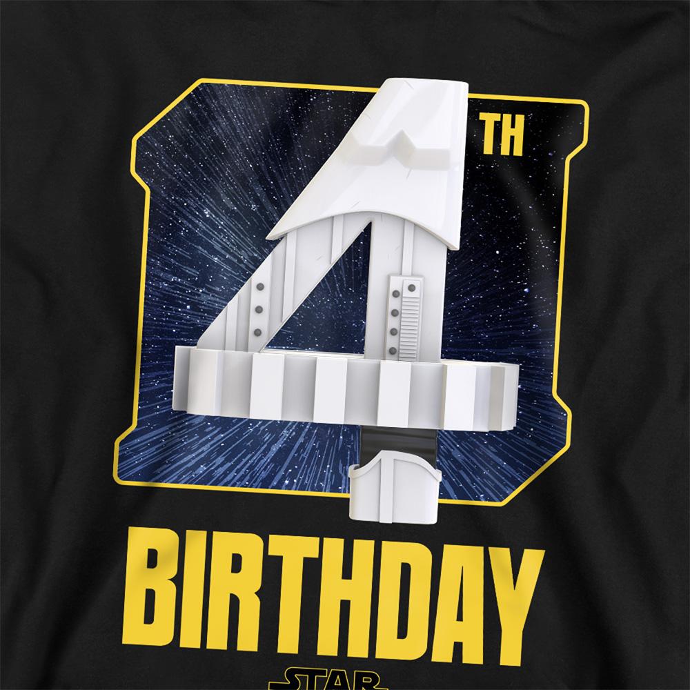 STAR WARS Childrens/Kids Stormtrooper Space 4th Birthday Hoodie