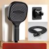 New 13cm Large Panel Shower Head Adjustable 3 Modes High Pressure Massage Shower Head Filter Element Bathroom Accessories