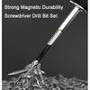 Slideach High Magnetic Screwdriver Drill Bit Set, Slideach Magnetic Screwdriver Bits Set, Universal Anti-Slip Electric Screwdriver Drill Bits, For