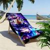 Son Goku Print Beach Towel, Large Soft Quick Dry Towel for Beach Camping Swimming