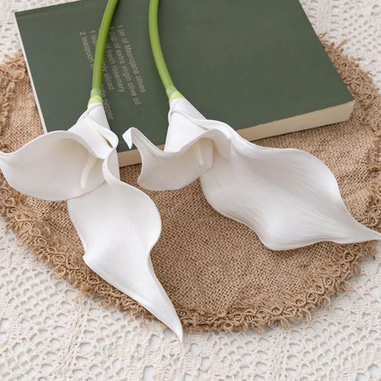 Pcs Artificial Calla Lily Flowers Real Touch Fake Calla Lily with Stem