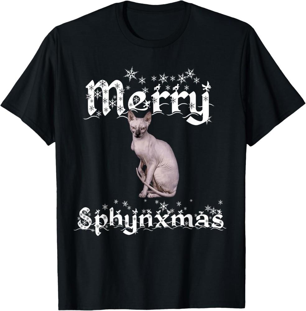 

Merry Sphynx mas Christmas Cat Great Gift T-Shirt Unisex T-Shirt XXXXL