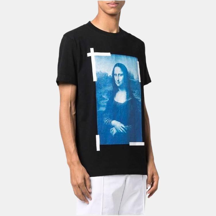 Off-White Monalisa Mona Lisa Short Sleeve Black Men's OMAA027C99JER0061045