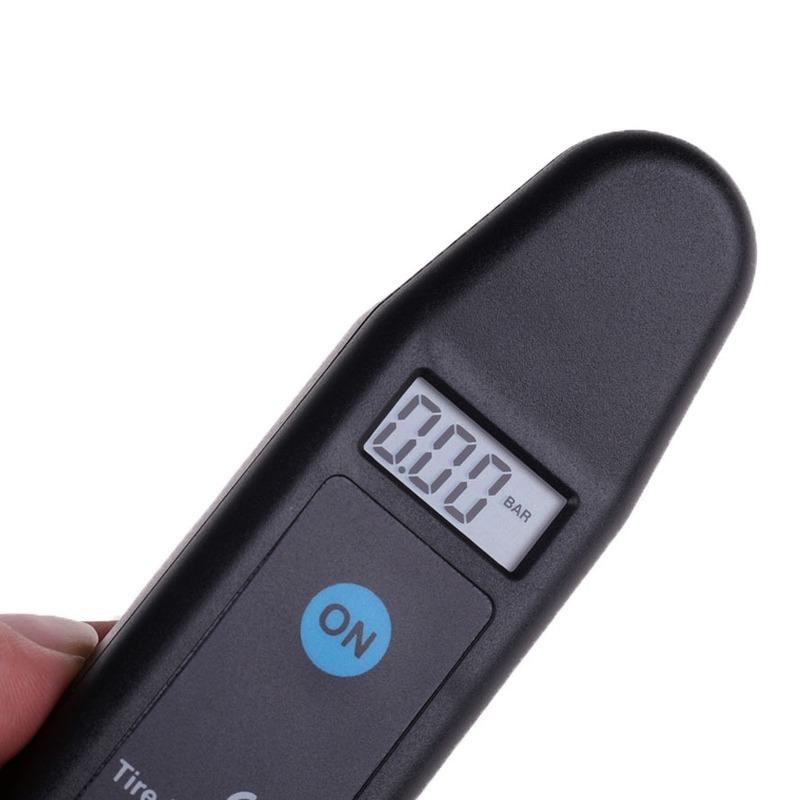 Digital LCD Display Genauigkeit Reifen Manometer Reifen Tester Fahrzeug Motorrad Auto 5-150 Erkennen