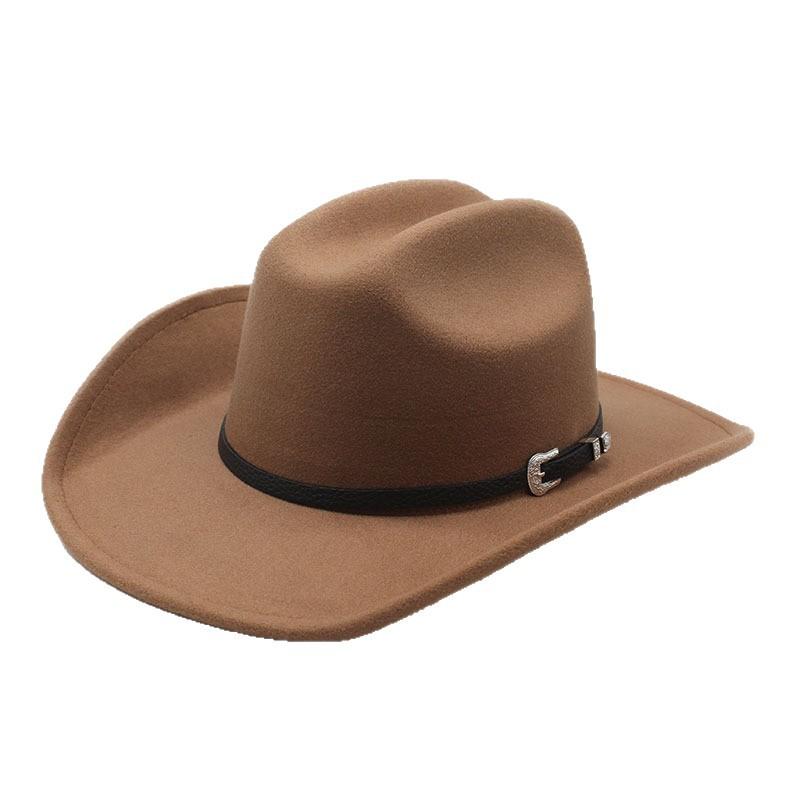 Western Cowboy Hat Men'S And Women'S Versatile Top Hat Ethnic Style Knight Jazz Hat