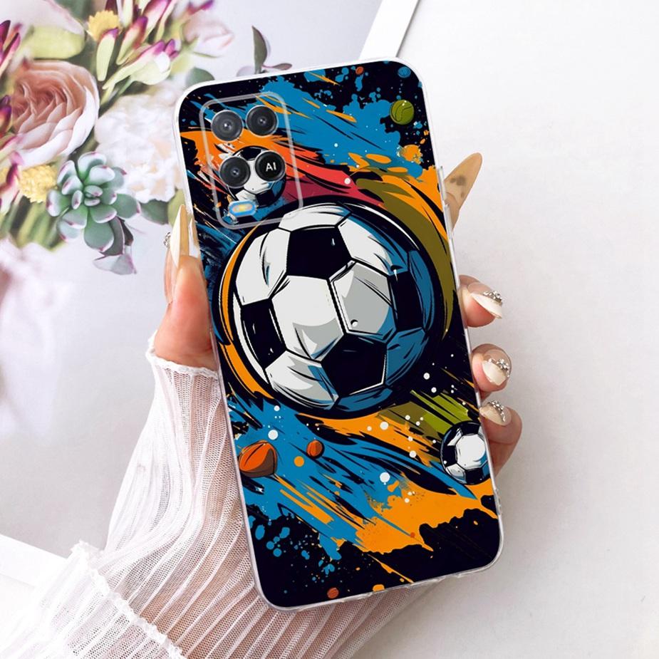 For Oppo A54 4G Case CPH2239 Luxury Butterfly Painted Cover Soft Silicone Phone Case For Oppo A54 5G A 54 s OppoA54s Fundas Bags