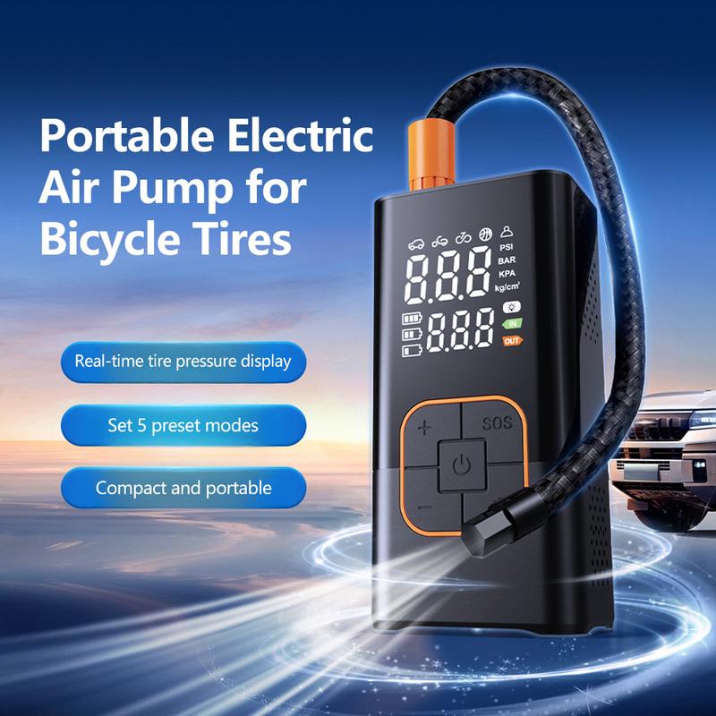 Wireless Air Pump 150psi Portable Electric Tire Inflator for Car Bicycle Motorcycle Air Compressor Injector Bike Accessories