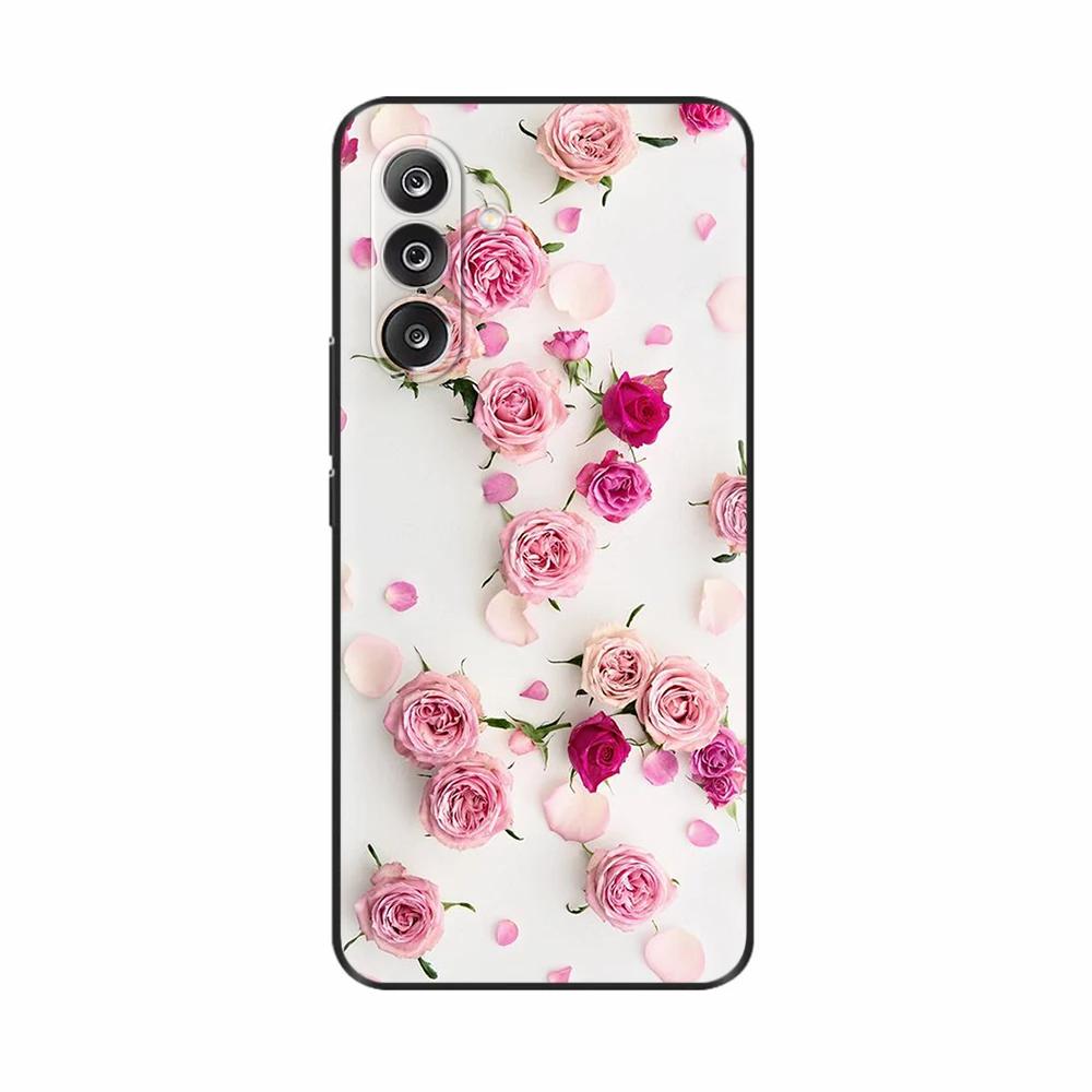 Phone Cases For Samsung Galaxy M36 5G Case Soft Silicone Cover For Samsung M36 Cases M 36 M366B Shockproof Popular Flower Covers