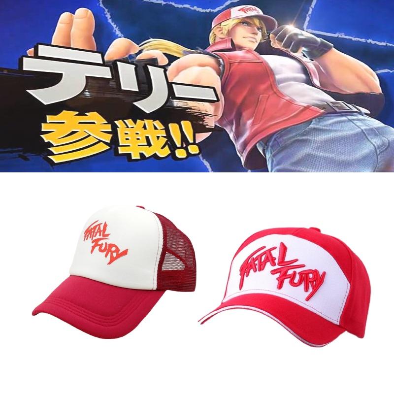 Fatal Fury Terry Bogard Bestickte Baumwoll-Baseballkappe Hip Hop Style