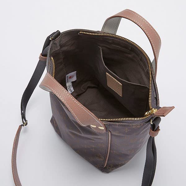 JAL Original Double Face Tasche Umhängetasche Damen Pochette Tasche [Rostbraun] Damen