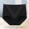 Women High Waist Solid Color Breathable Hip Lifting Tummy Control Cotton Underwear