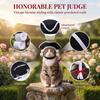 Breathable Pet Judge Wig Vintage Pet Dress Up Hat Novelty Dog Wig Judge Hat  Christmas