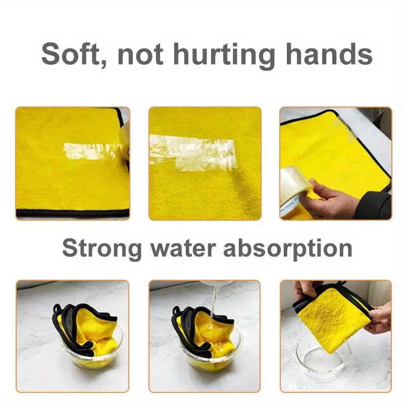 Super Absorbent Microfiber Cleaning Cloth -1/3/5/10 Pack, Multi-purpose Kitchen and Car Towel, Reusable Dust Removal Cloth