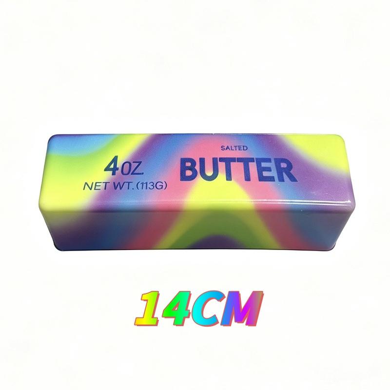 2A.1Pcs Butter Stick Fidget Toys Squishy Elastic Cheese Stick Funny Decompression Stress Anxiety Relief Game Squeeze Prank