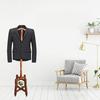 Wood Pedestal Style Coat Stand or Coat Rack Stand Cloth Hanger for Bedroom, Office, Hallway and Entryway