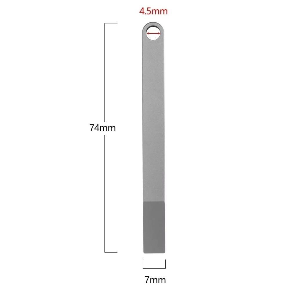 Kapesní páčidlo z titanové slitiny 7,4/4,5 cm MINI páčidlo Páčidlo Klíčenka Malé odolné příslušenství
