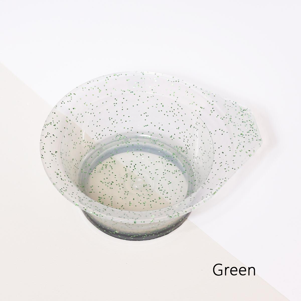 

пластиковый набор мисок для окрашивания волос с антикристальным глиттером, для домашнего окрашивания, стайлинга, DIY, инструмент для стайлинга при окрашивании волос. Специально для париков из натуральных волос