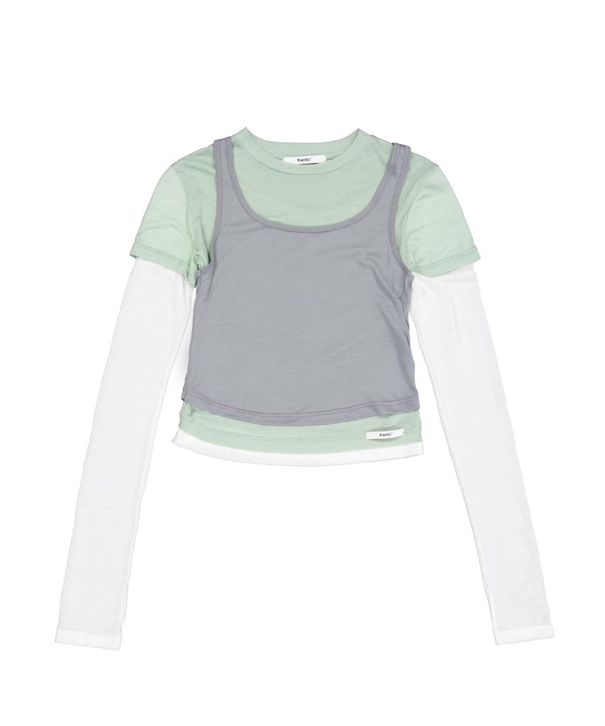 Peulaentigseobiseu Triple Layered Long Sleeve - Grey