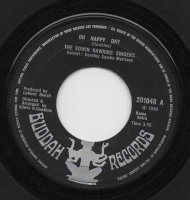 7-tums skiva EDWIN HAWKINS SINGERS - Oh Happy Day 201048 Buddah Records 1969 Storbritannien Soul/Funk Begagnad