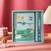 Golden Motivation Notebook Set: School Diary & Planner for Junior High Entrance Exam - Perfect Prize Gift