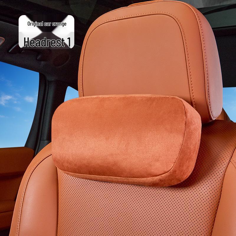 Ideal Headrest & Lumbar Support Pillow for L6L7L8L9 Car Seats - Neck & Back Comfort