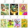 PTCG Anime Charizard Mewtwo Gardevoir Eevee Cartoon Kawaii Diy Acrylic Action Keychain 5cm Keyring Charm Accessories Gifts Toys