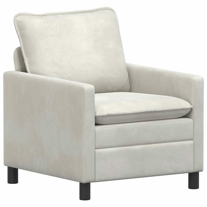 Maison Exclusive - Ensemble de Canapés 2 pc Crème Velours