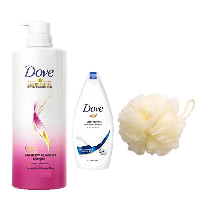Dove Nourishing Hair Care & Shower Set