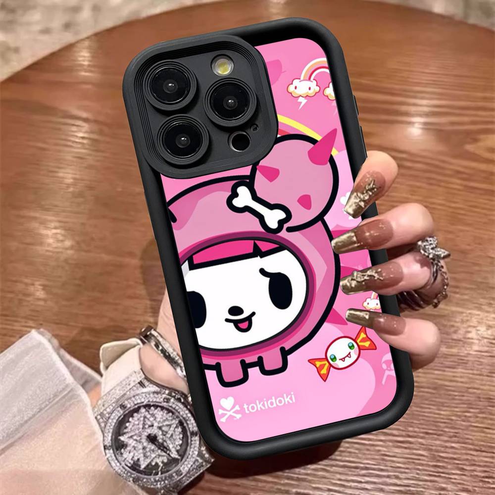 Fashion Brand T-Tokidoki Phone Case For IPhone 11 12 13 16 15 17 14 Pro Max Soft Funda Silicone Cover