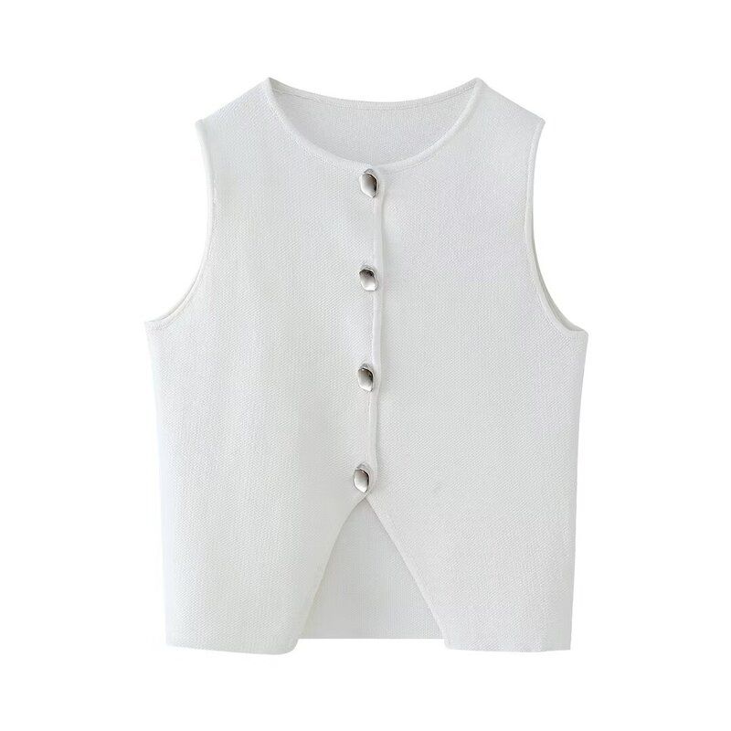 Fashion Style 2024 Summer New Women's Clothing Elegant All-Matching Slim Fit Knitting Short Top 5536027 401
