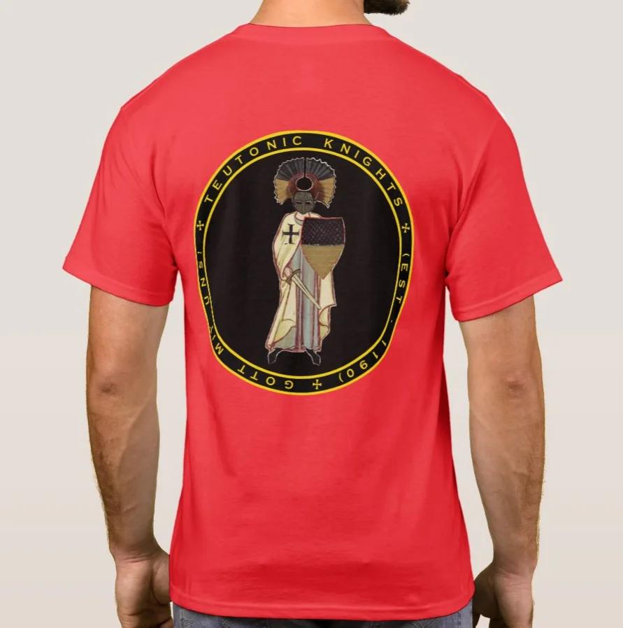 Codex Unisexesse Teutonic Knight Posing Seal Coat of Arms Printed TShirt Summer Cotton Short Sleeve ONeck Unisexs T Shirt New S3XL