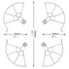 DJI Mini 3/Pro Propeller Guards & Landing Gear Kit