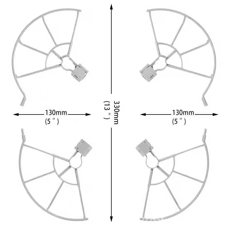 DJI Mini 3/Pro Propeller Guards & Landing Gear Kit