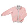 Angel Square Knit Indoor Wear with Collar and Front LL Size Opening, Pink,