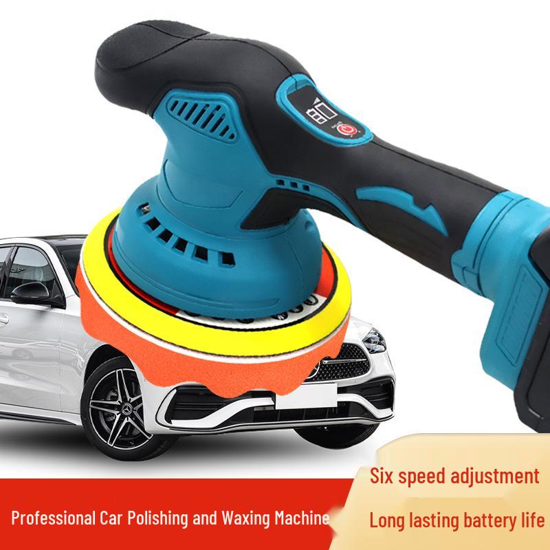 21V Cordless Car Polisher: Adjustable Speed, Handheld Waxer & Grinder with Lithium Battery