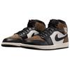 Zapatillas Unisex Travis Scott x Air Jordan 1 Mid Palomino Marrón Negro Rojo Universitario DQ8426-007