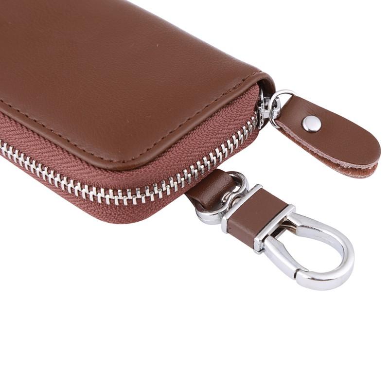 Skórzany brelok samochodowy, brelok wielofunkcyjny, pudełko do przechowywania kluczy