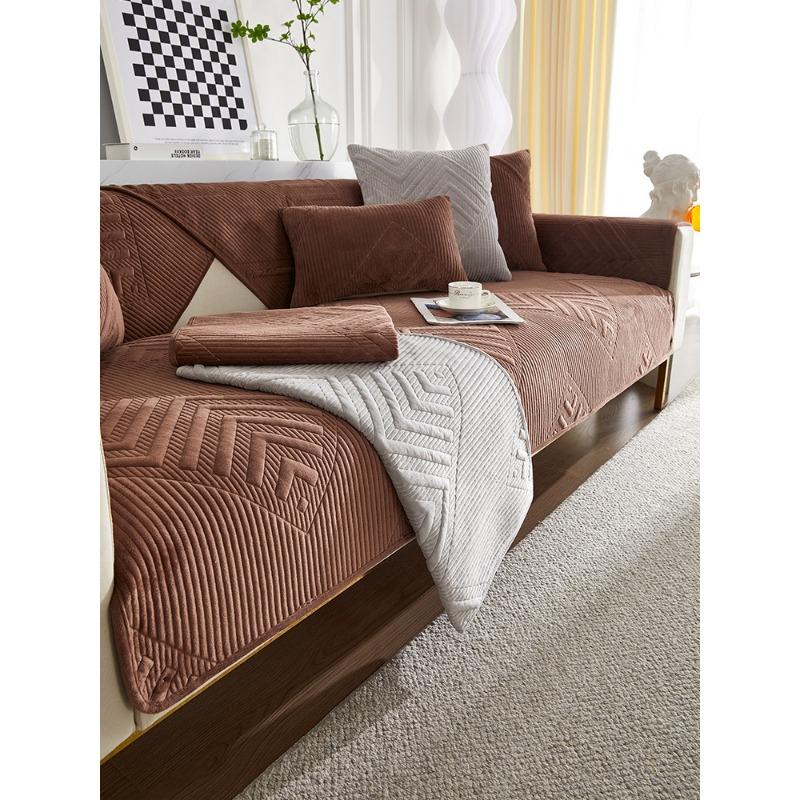 

Подушка для дивана, зимняя утолщенная флисовая легкая, роскошная, современная, элитная подушка, спинка, чехол на колени, ткань 70*70cm