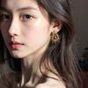 Retro Mangxing Zircon Pendant Earrings Cold Wind Niche Personality Earrings High Temperament Atmosphere Earrings
