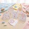 6 Pieces Valentine's Day Bouquet Greeting Cards Ins Flower Folding Greeting Cards Mother's Small Cards