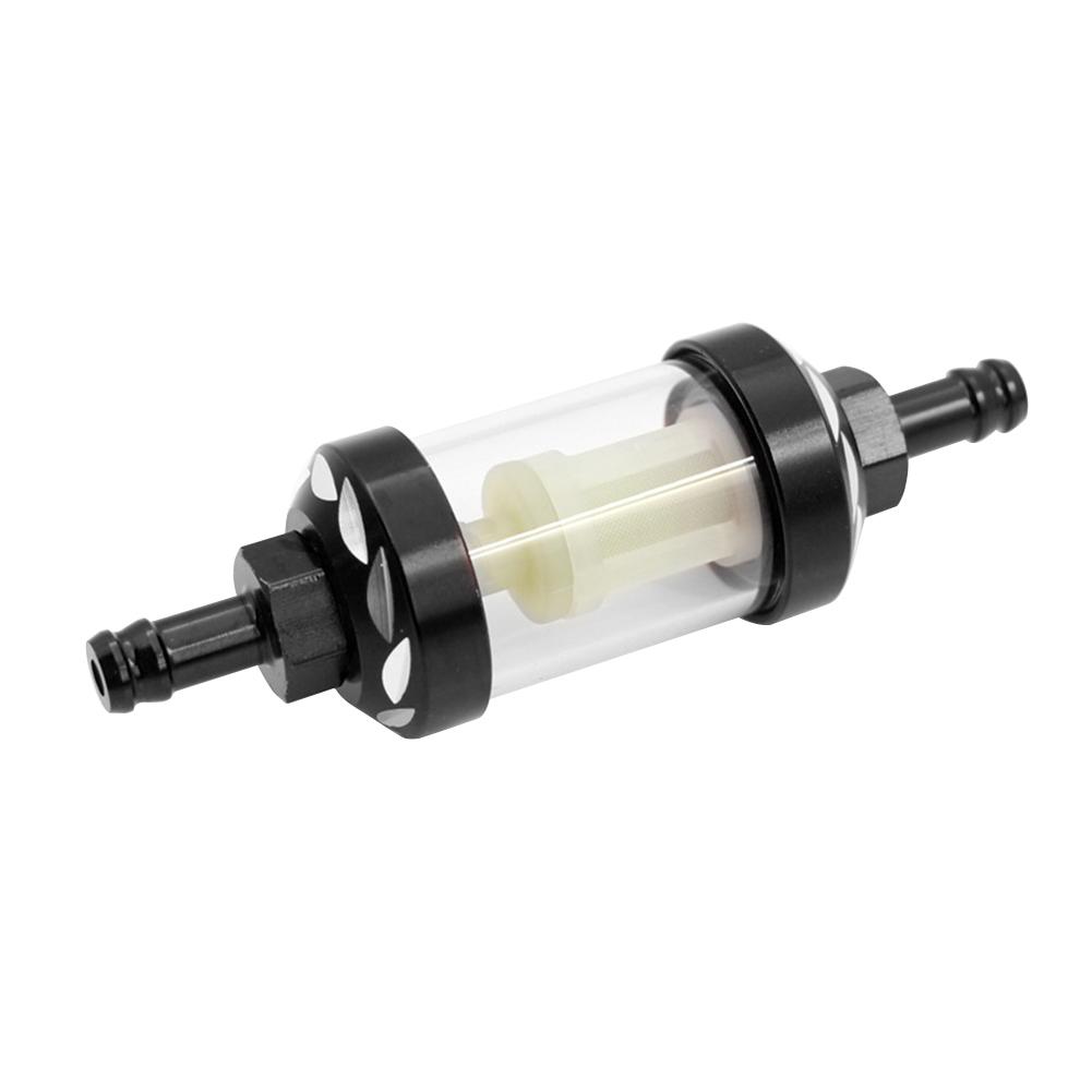 

8 мм ЧПУ алюминиевый сплав стекло мотоцикл газовое топливо бензин масляный фильтр мото аксессуары для квадроцикла питбайк мотокросс