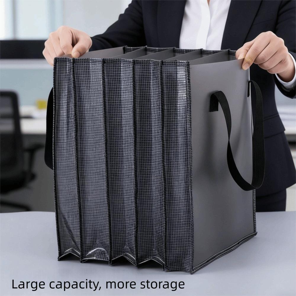 Widened Portable Documents Organizer 5-layer Waterproof Accordion Bag  Music Score