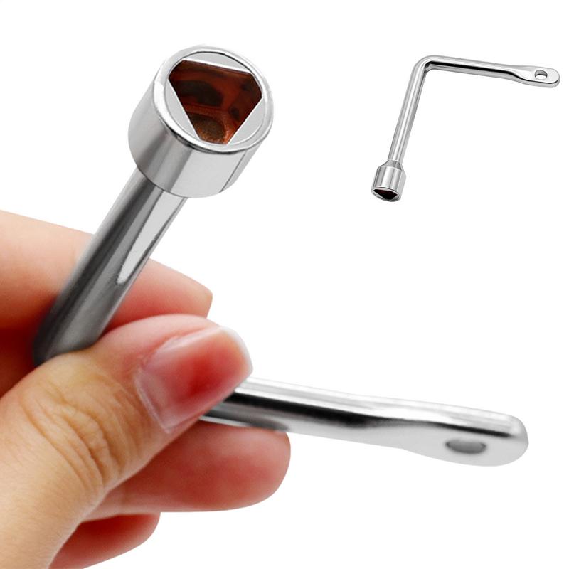 Multi-purpose Electric Control Cabinet Inner Triangle Key Wrench Elevator Water Meter Valve Triangular Key Socket For Repairing