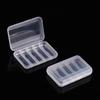 1 Set Diy Pill Seed Beads Jewelry Nail Art Material Organizer Box Transparent Rectangular Plastic Storage Box Jewelry Accessory