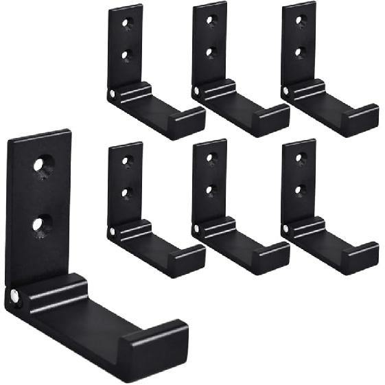 Aluminum Alloy Folding Clothes Hook Coat Rack Single Hook Foldable Wall Mounted Set of 3