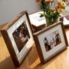 Marriage Registration Photo 6-inch Photo Frame for The Table, Black Walnut Photo Frames for Home Decoration