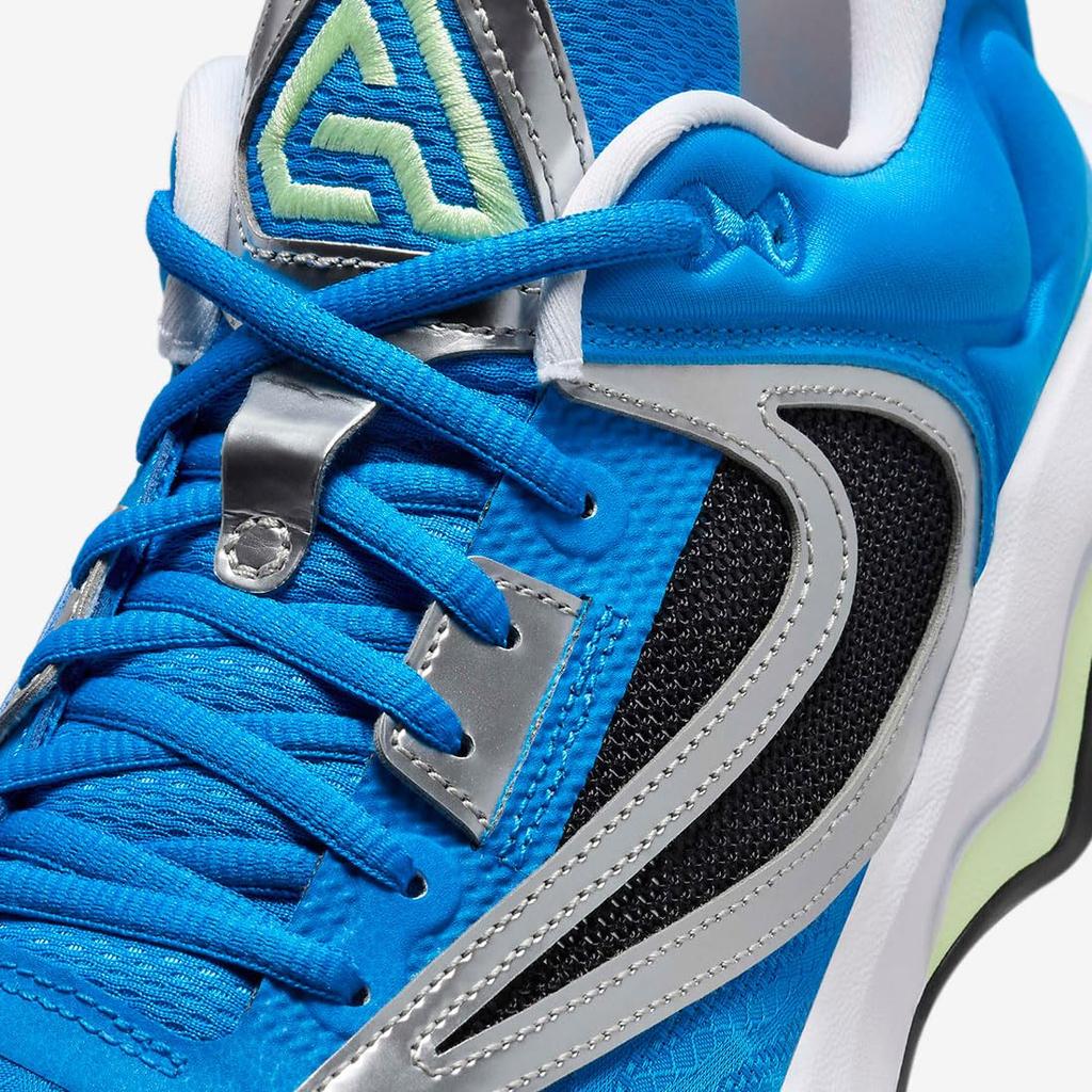 Nike Giannis Immortality 3 EP Photo Blue/Barely Volt Basketball Shoes, XDR Durable Outsole, 24.5cm. Model DZ7534-400