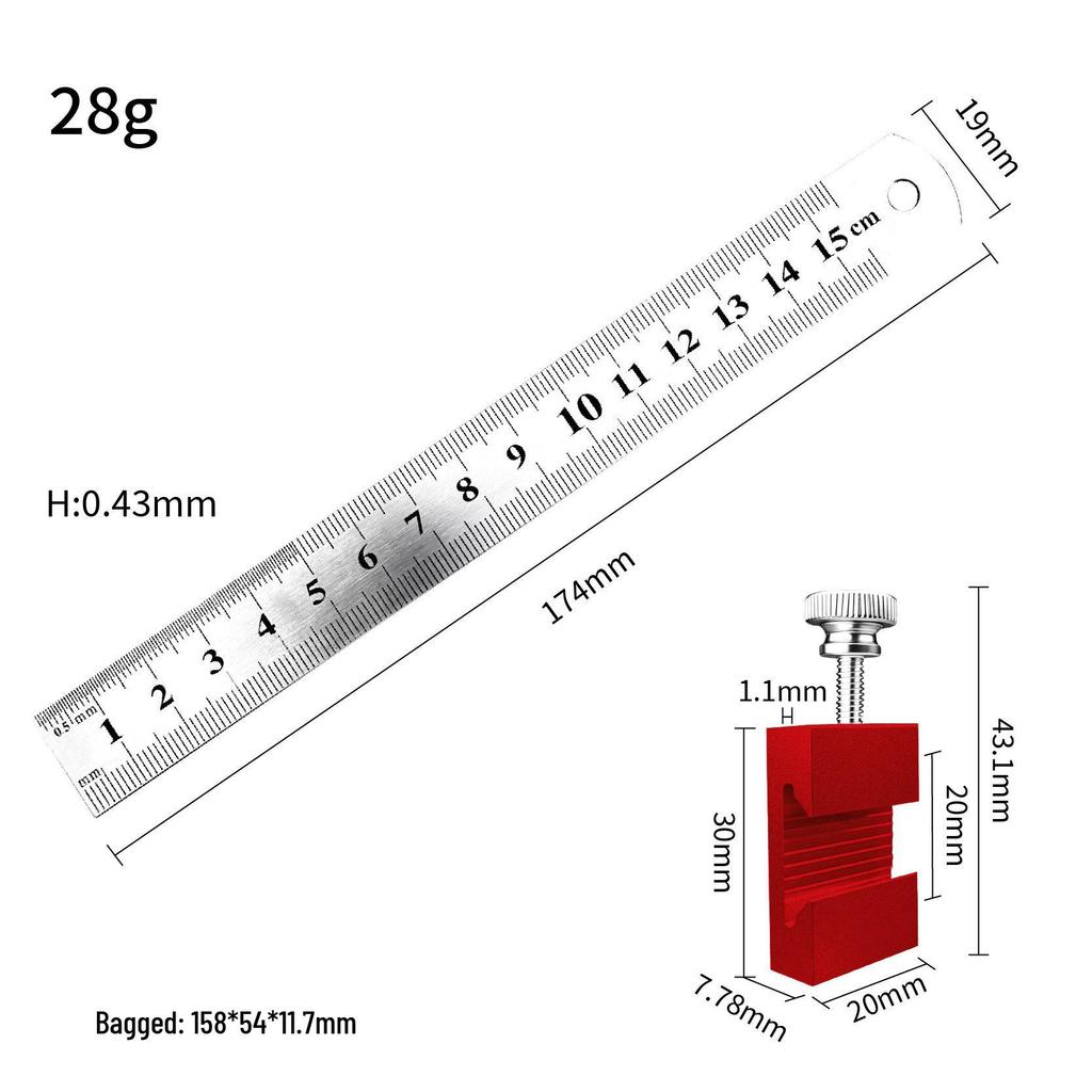 Industrial High-Precision Vernier Caliper Measuring Tool, Small Household 150-300mm