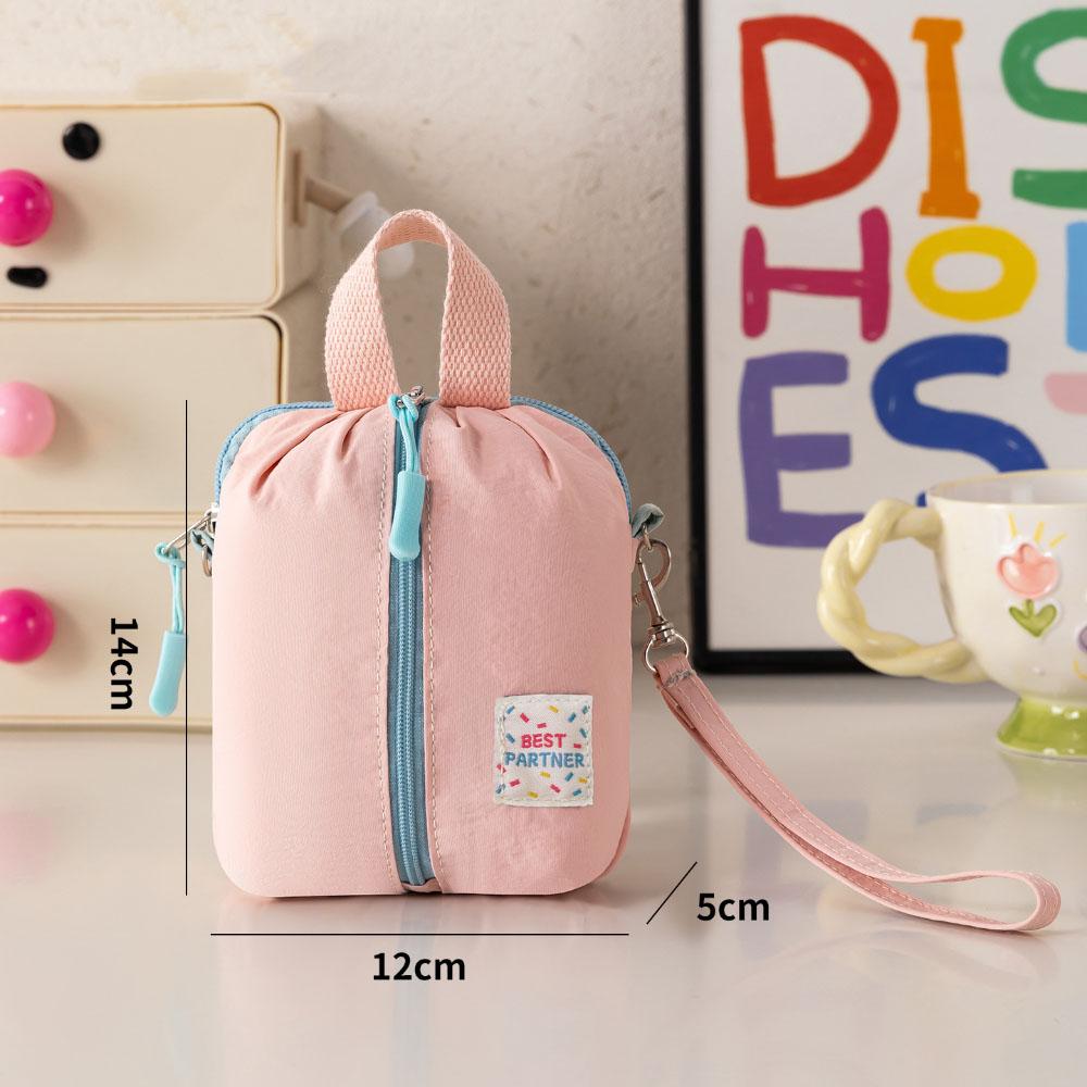 Macaron Sanitary Napkin Storage Bag Small And Portable Travel Cosmetics Storage Bag Makeup Organizer For Woman Girls