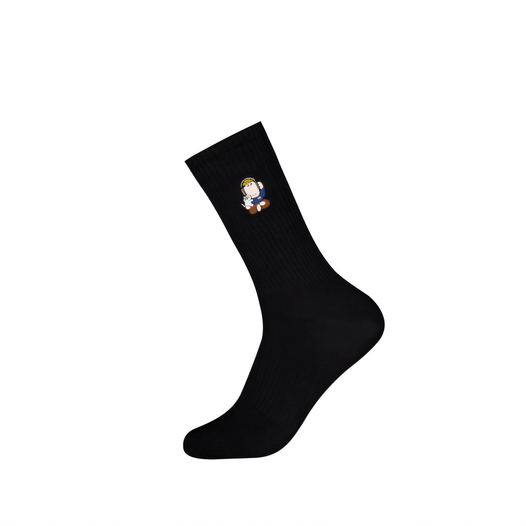 New Balance Crew Socks Unisex 1 Pack Black LAS52403-BK M